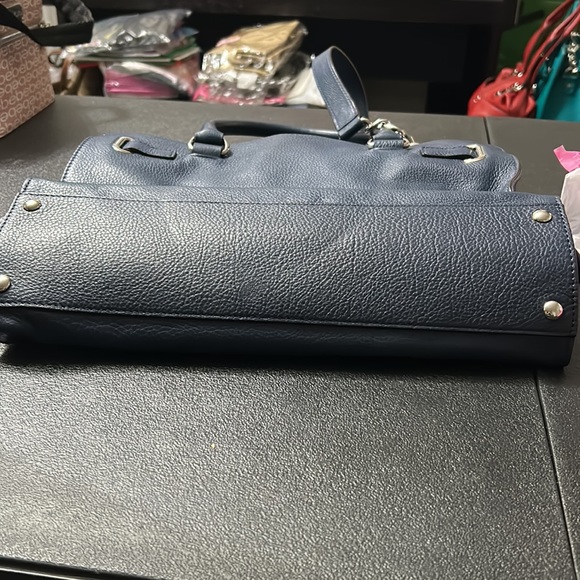 Michael Kors Blue Hamilton Shoulder Bag - Picture 12 of 16